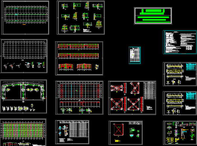 石嘴山仓库钢结构施工图片