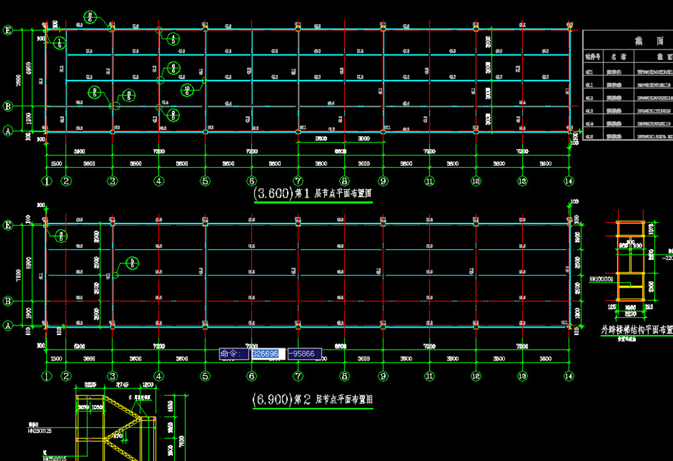 石嘴山二层小楼钢结构
