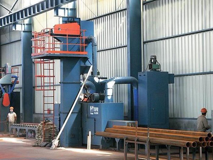 石嘴山网架杆件拋丸